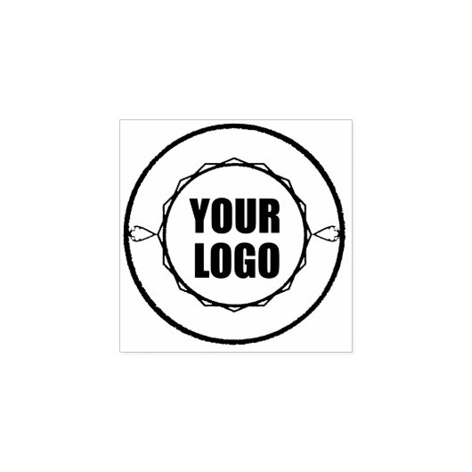 uw bedrijf logo custom Rubber Ink Stamp Rubberstempel (Afrduk)