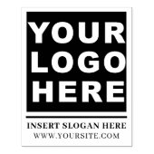 Uw bedrijf Logo Custom Rubber Stamp Rubberstempel (Afrduk)