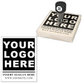Uw bedrijf Logo Custom Rubber Stamp Rubberstempel (Gestempeld)
