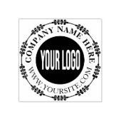 Uw bedrijf Logo Custom Rubberstempel (Afrduk)