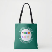 Uw bedrijf Logo Custom Text Business Canvas tas (Voorkant)