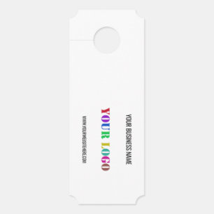 Uw bedrijf Logo Custom Text Business Door Hanger