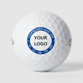 Uw Bedrijf Logo Custom Text Business Golfballen (Voorkant)
