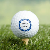Uw Bedrijf Logo Custom Text Business Golfballen (Insitu Shirt)