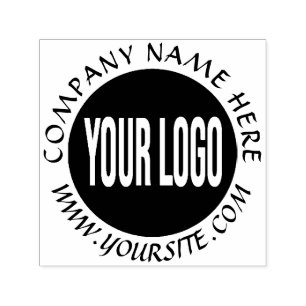Uw bedrijf Logo Custom Zelfinktende Stempel