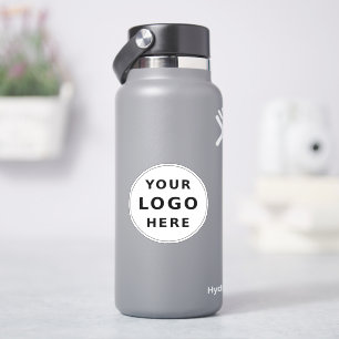Uw bedrijf Logo eenvoudige minimalistische waterfl Sticker