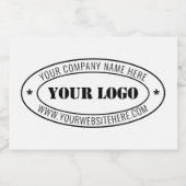 Uw bedrijf Logo en aangepaste tekst fles labels Sparkling Wijnetiket (Enkel label)