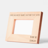 Uw bedrijf Logo en aangepaste tekst geëtste Lijste Gegraveerde Lijstjes (Links)