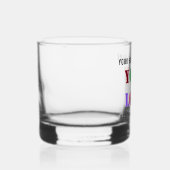 Uw bedrijf Logo en aangepaste tekst Sjabloon Whisky Glas (Rechts)