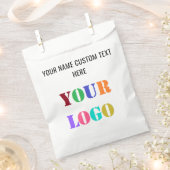 Uw bedrijf Logo en aangepaste tekst voorkeur tasse Bedankzakje (Geknipt)