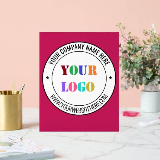 Uw Bedrijf Logo en Aangepaste TekstAcryl Sign Acryl Bord (Huwelijk)