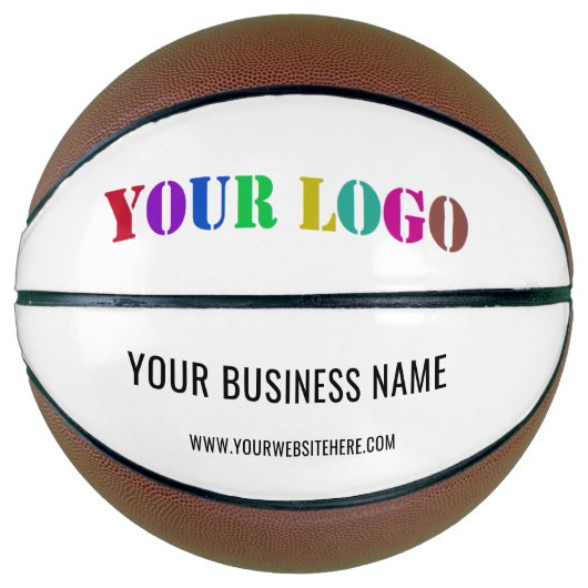 Uw Bedrijf Logo en Tekst Basketbal Sjabloon (Voorkant)