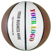 Uw Bedrijf Logo en Tekst Basketbal Sjabloon (Verticaal)