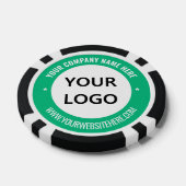 Uw Bedrijf Logo en Tekst Bedrijf Poker Chips (Enkel)