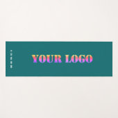Uw bedrijf Logo en tekst bedrijf Yoga Mat (Voorkant (horizontaal))