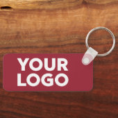 Uw bedrijf, Logo en tekst, bedrijfskleding, Bourgo Sleutelhanger (Voorkant)