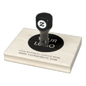 Uw bedrijf Logo en tekst Custom Large Rubberstempel (Stempel)