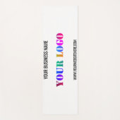 Uw bedrijf Logo en tekst Yoga Mat Voorbeeld (Voorkant)