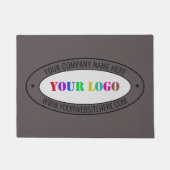 Uw bedrijf Logo en tekst zakelijke deurmat (Voorkant)