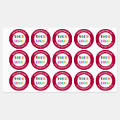 Uw bedrijf Logo en tekst zakelijke labels (Vel)