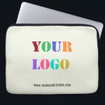 Uw bedrijf Logo en tekst zakelijke laptop hoes<br><div class="desc">Aangepaste kleuren en lettertype - Laptophoezen met uw bedrijf Logo en tekst promotionele zakelijke persoonlijke laptop Hoesjes - Voeg uw Logo / Afbeelding en tekst / informatie - Formaat wijzigen en verplaatsen of verwijderen / toevoegen van onderdelen - afbeelding / tekst met aanpassingstool. Kies / voeg uw favoriete achtergrond en...</div>