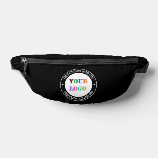 Uw Bedrijf Logo Fanny Pack Aangepaste Tekst en Kle Heuptasje (Liggend)
