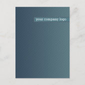 UW BEDRIJF LOGO, gepersonaliseerd Aankondigingskaart (Voorkant)