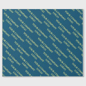 Uw bedrijf logo gepersonaliseerd inpakpapier (Vlak)