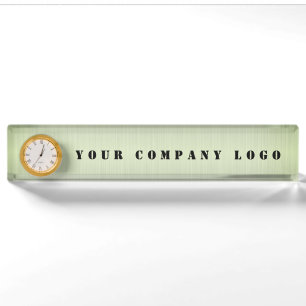 UW BEDRIJF LOGO, gepersonaliseerd Naambordje
