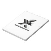 UW BEDRIJF LOGO, gepersonaliseerd Notitieblok (Linkerzijde)