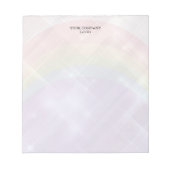 UW BEDRIJF LOGO, gepersonaliseerd Notitieblok (Voorkant)