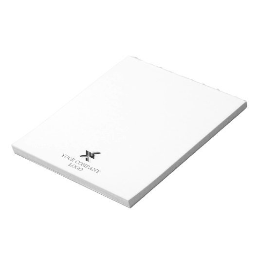 UW BEDRIJF LOGO, gepersonaliseerd Notitieblok (Linkerzijde)