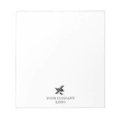 UW BEDRIJF LOGO, gepersonaliseerd Notitieblok (Voorkant)