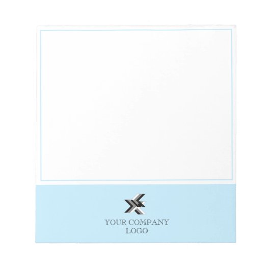 UW BEDRIJF LOGO, gepersonaliseerd Notitieblok (Voorkant)