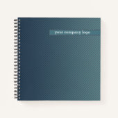 UW BEDRIJF LOGO, gepersonaliseerd Notitieboek (Voorkant)