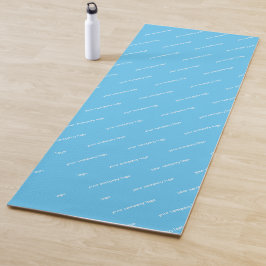 uw bedrijf logo gepersonaliseerde yoga mat