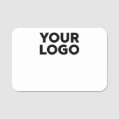 Uw bedrijf Logo Herbruikbare droog wissen Naamplaatje (Voorkant)