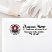 Uw bedrijf logo hier. etiket (Insitu)