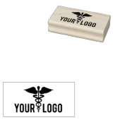 Uw bedrijf Logo Medisch Centrum Rubberstempel (Gestempeld)