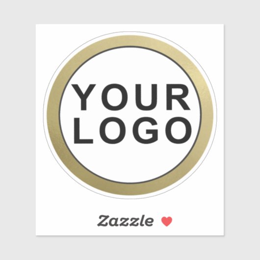 Uw Bedrijf Logo Merk Waterfles Sticker (Vel)