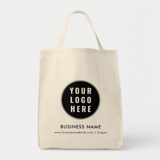 Uw bedrijf Logo Minimalistische bedrijf Promotione Tote Bag (Voorkant)
