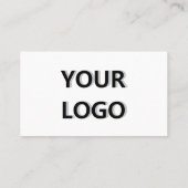 Uw bedrijf Logo Naam Info Business Card Template Visitekaartje (Achterkant)