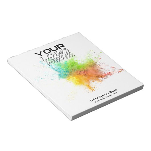 Uw bedrijf Logo Notitieblok (Schuin)