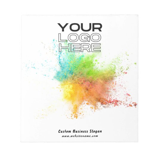 Uw bedrijf Logo Notitieblok (Voorkant)