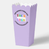 Uw bedrijf Logo Popcorn Box Voorbeeld aangepaste t Bedankdoosjes (Achterkant)