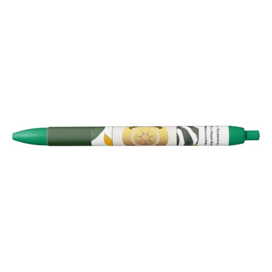 Uw bedrijf Logo Promotionele Business Custom Zwarte Inkt Pen (Voorkant)