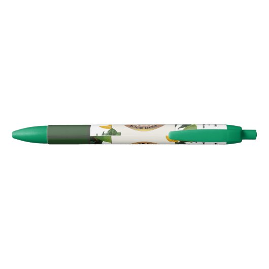 Uw bedrijf Logo Promotionele Business Custom Zwarte Inkt Pen (Achterkant)