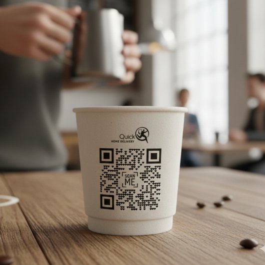 Uw Bedrijf Logo QR Code Rubber Stamp Zelfinktende Stempel