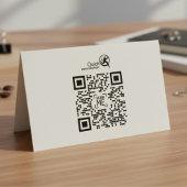 Uw Bedrijf Logo QR Code Rubber Stamp Zelfinktende Stempel