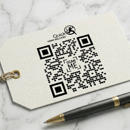 Uw Bedrijf Logo QR Code Rubber Stamp Zelfinktende Stempel